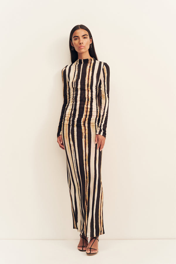 OLENE SLINKY JERSEY MAXI DRESS
