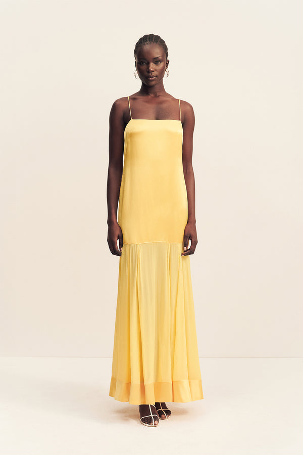 sachin and babi light blue dress Glamorous Lemon Yellow Strapless Smocked Bubble Hem Mini Dress