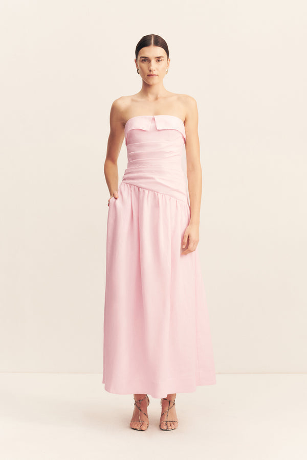 GIGI STRAPLESS MAXI DRESS - SAKURA_F