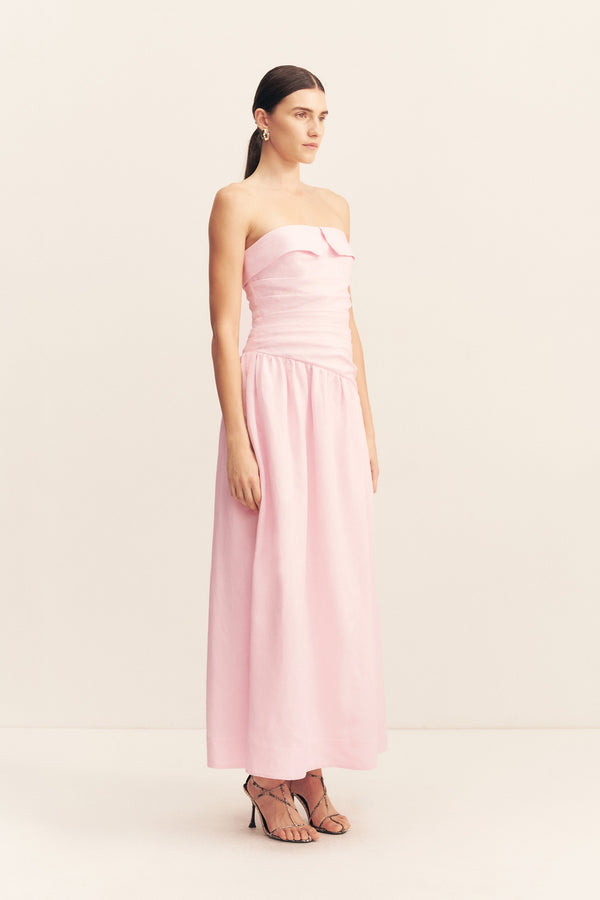 GIGI STRAPLESS MAXI DRESS - SAKURA