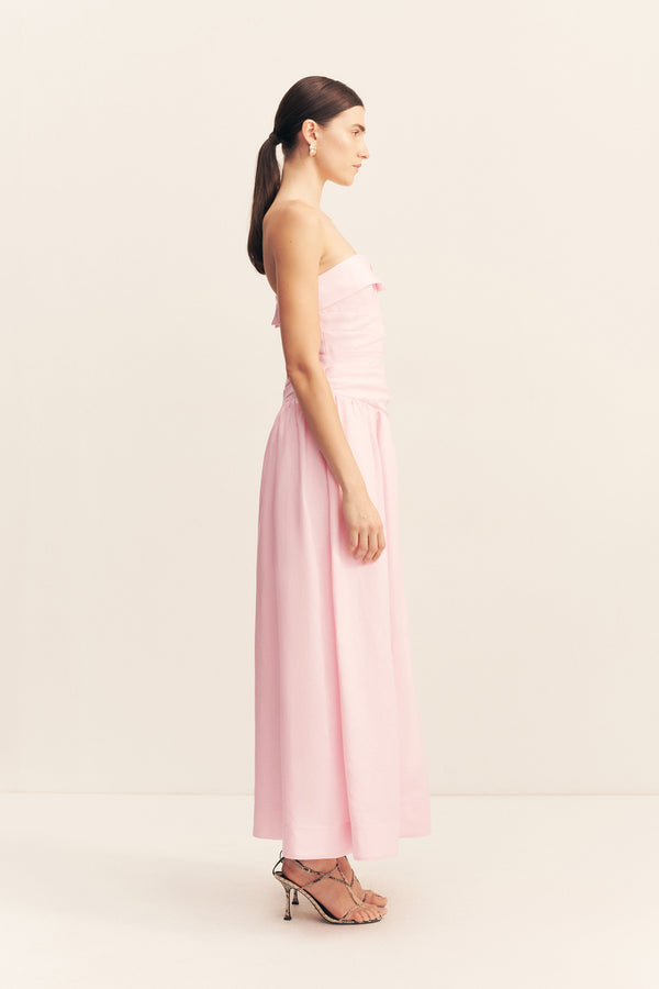 GIGI STRAPLESS MAXI DRESS - SAKURA