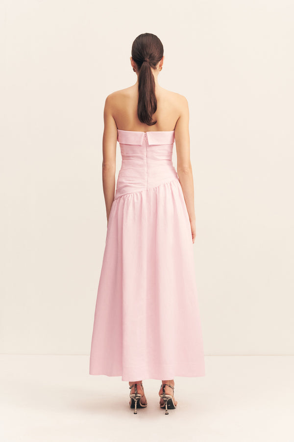GIGI STRAPLESS MAXI DRESS - SAKURA