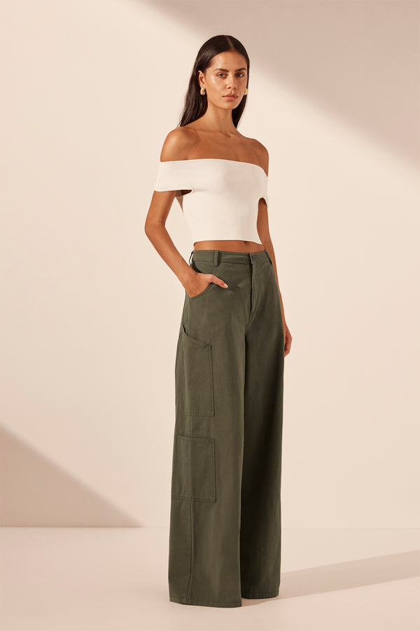 BASIC OFF SHOULDER TOP - IVORY_A