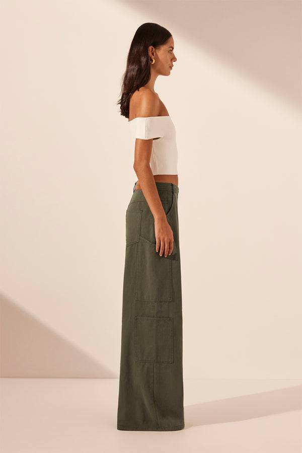 BASIC OFF SHOULDER TOP - IVORY_S