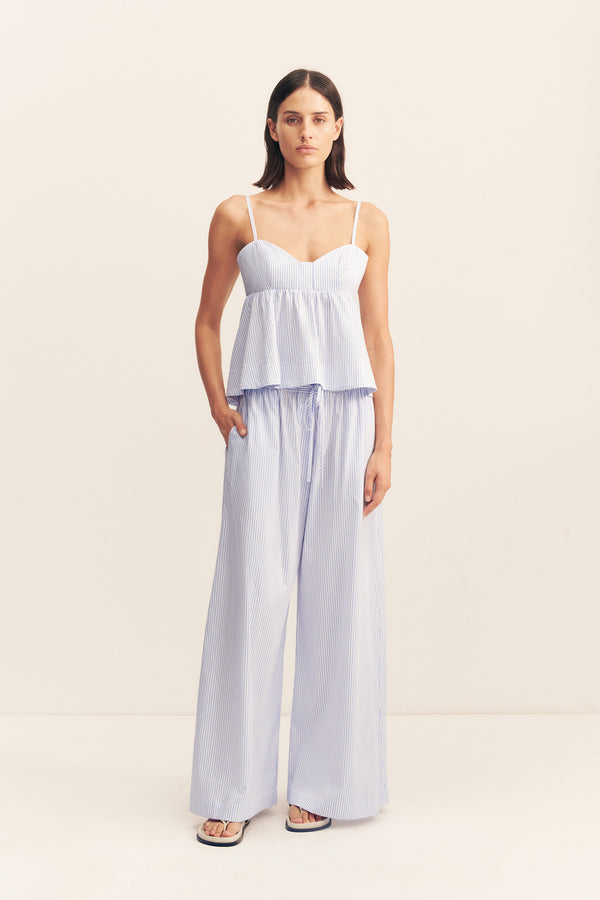 SAUNDERS WIDE LEG PANT