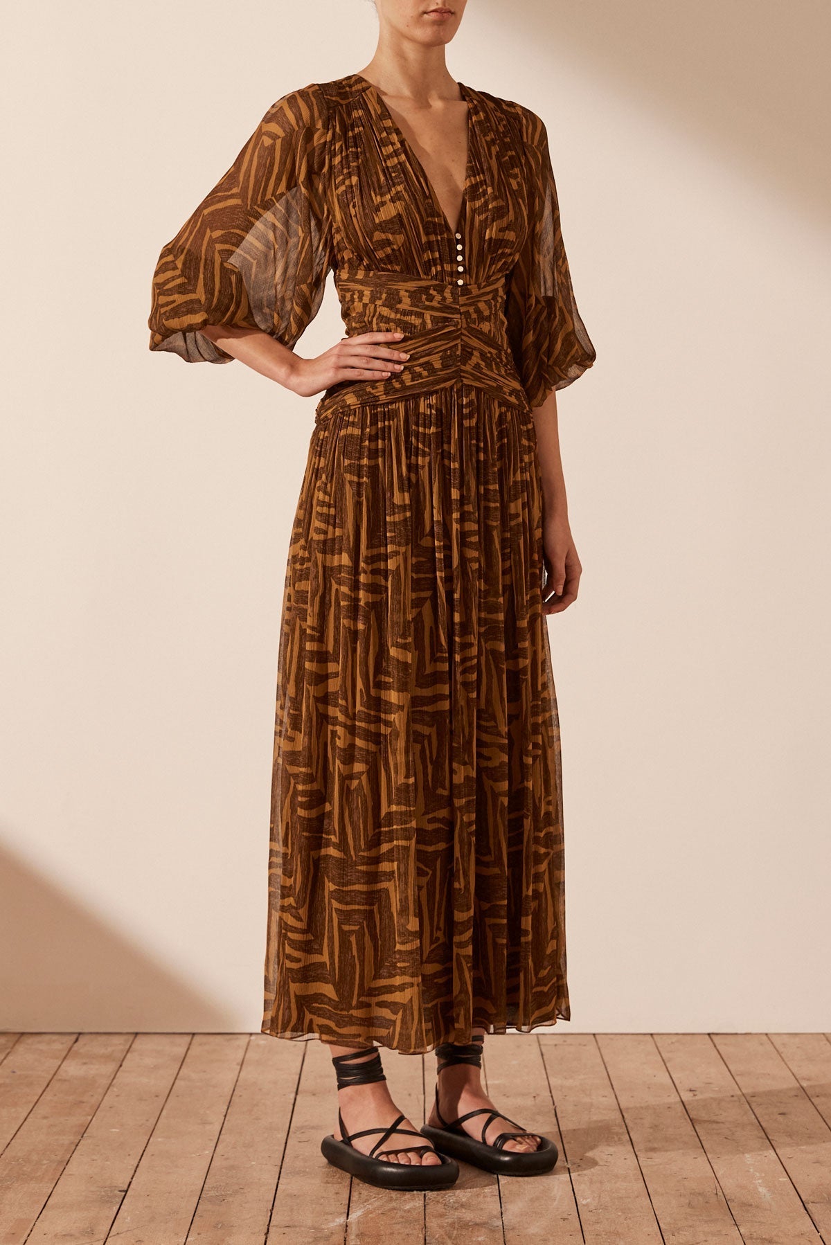 H&m midi dress sale sale