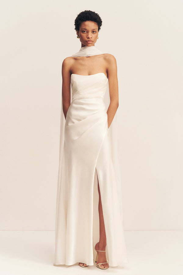 LUCENT SCARF - IVORY_F