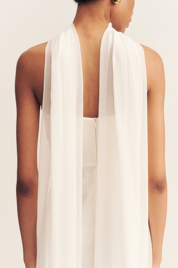 LUCENT SCARF - IVORY_D