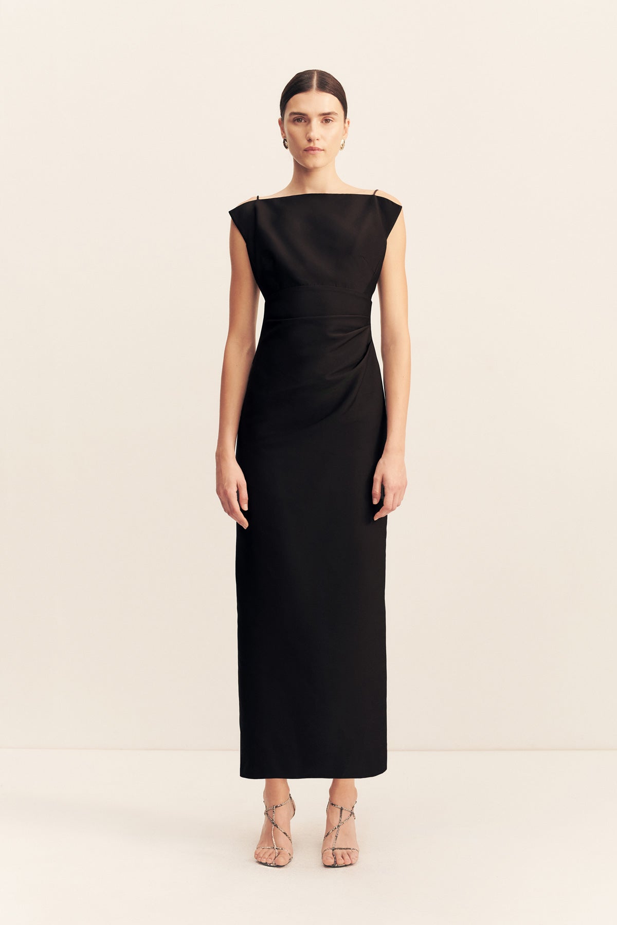 50_Otis_Draped_High_Neck_Midi_