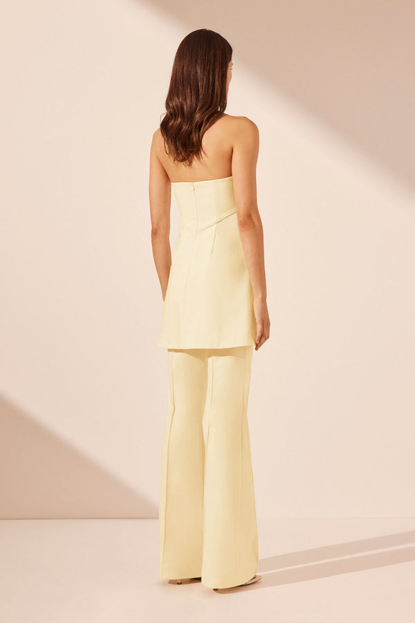 LANI BOOT CUT FLARED PANT - VANILLA_B