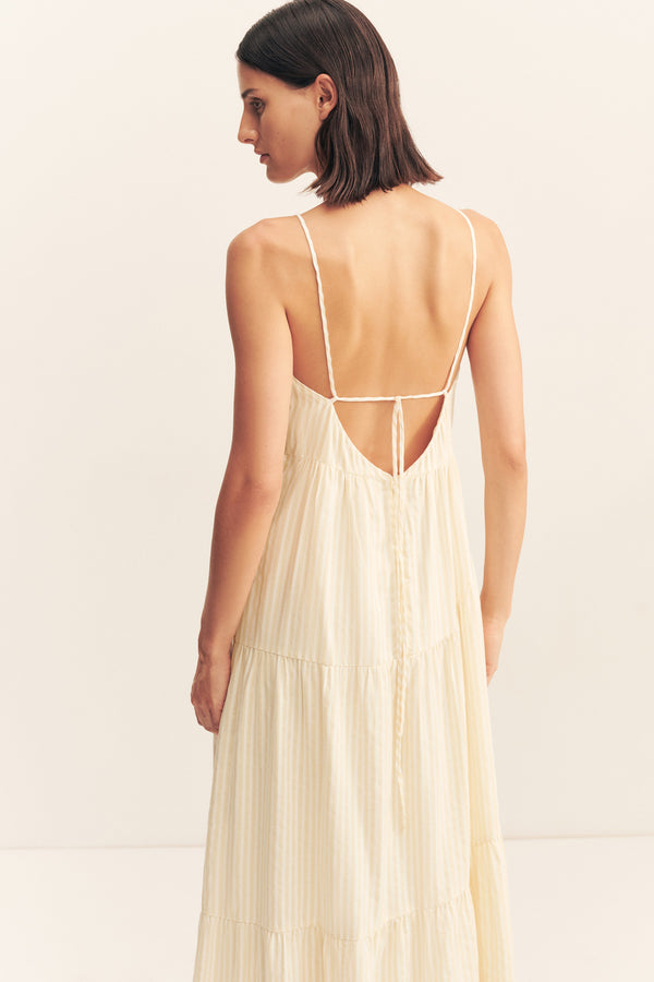 ELIO TIERED MAXI DRESS