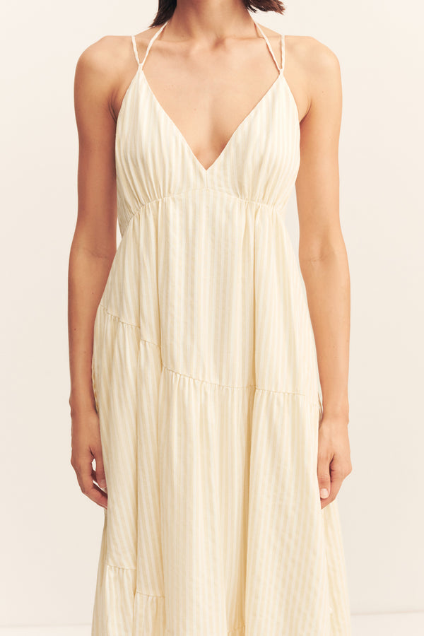 ELIO TIERED MAXI DRESS