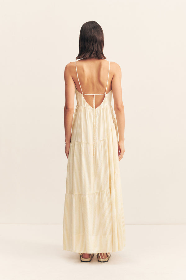 ELIO TIERED MAXI DRESS
