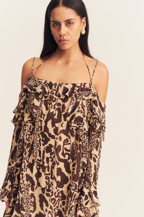 GOLDIE TIERED MINI DRESS_D