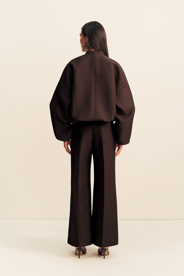 OTIS OVERSIZED BOMBER JACKET - RISTRETTO