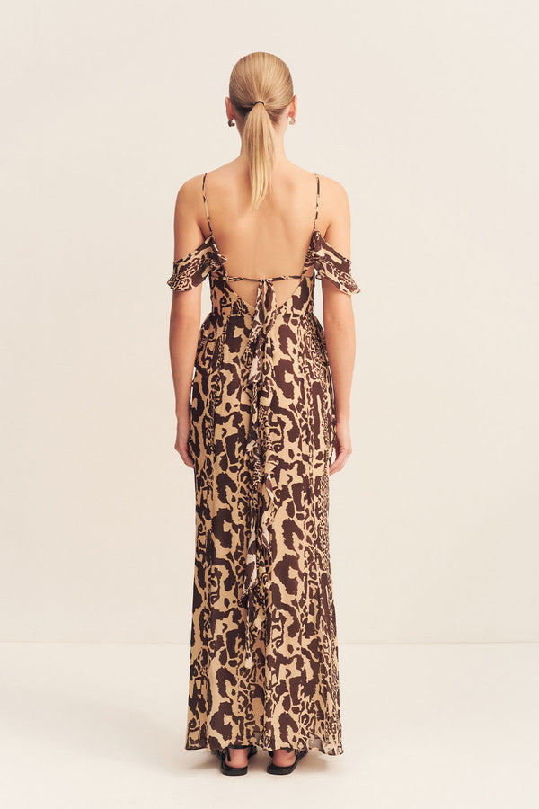 GOLDIE RUFFLE COWL MAXI DRESS_B