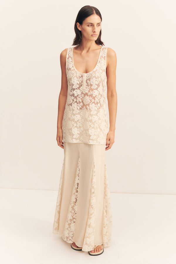 PRESLEY PANELLED MAXI SKIRT
