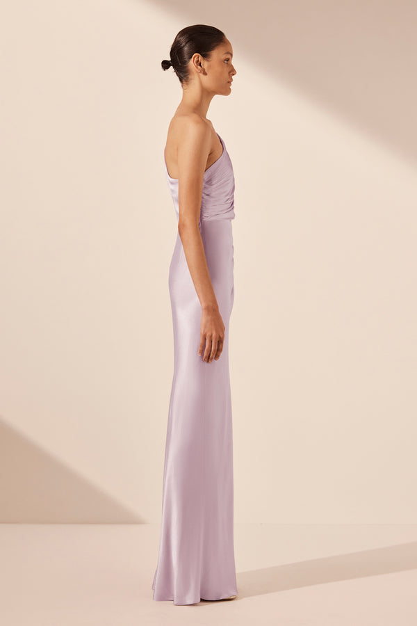 asymmetrical formal dresses australia INDIANA ASYMMETRICAL MAXI DRESS - BLACK