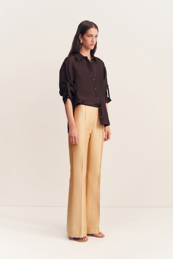 CELESTE SHIRT - GANACHE_A