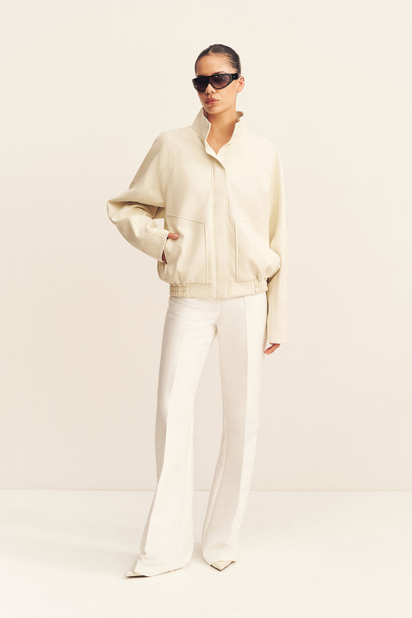 BLAKE BOMBER JACKET - BONE_F