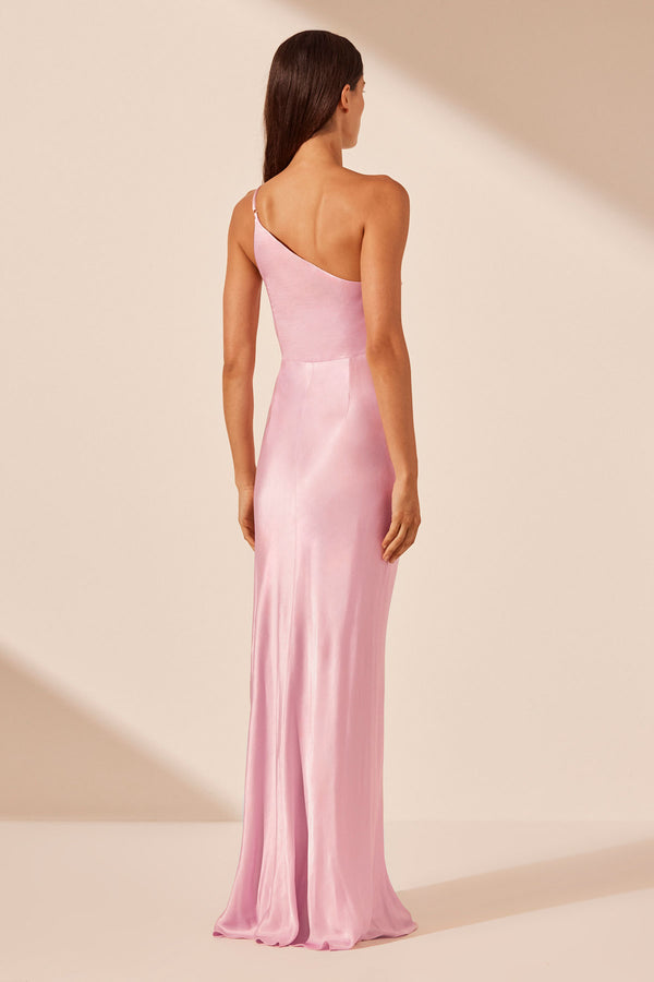 La Lune Asymmetrical Gathered Maxi Dress | Peony | Dresses | Shona Joy La Lune Asymmetrical Gathered Maxi Dress | Peony | Dresses | Shona Joy
