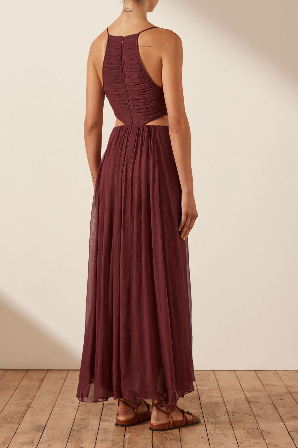 Shona joy maroon on sale dress