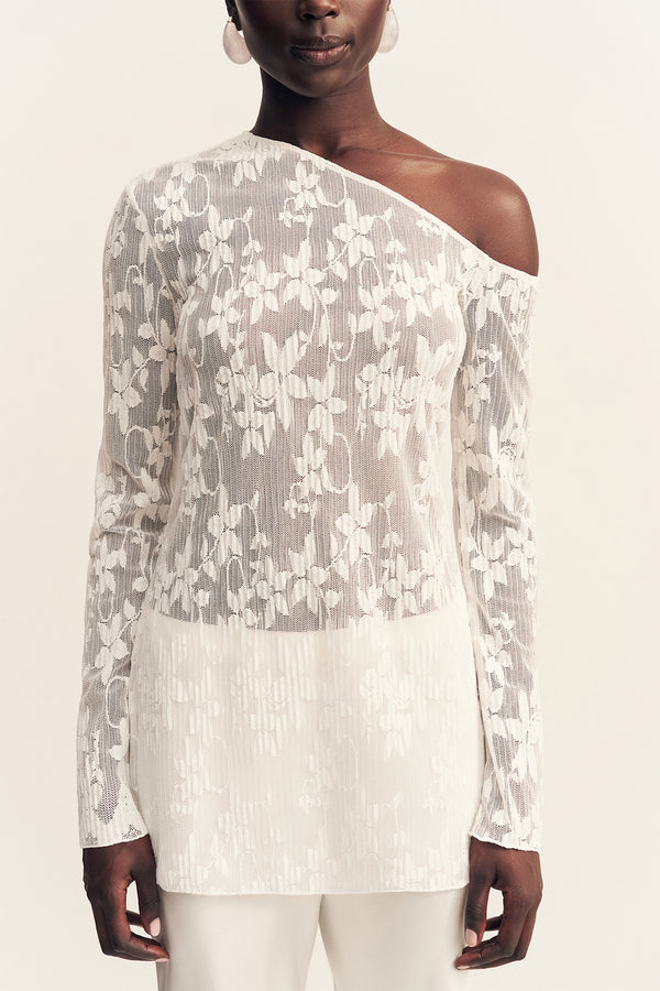 BINX ASYMMETRICAL LONG SLEEVE TOP