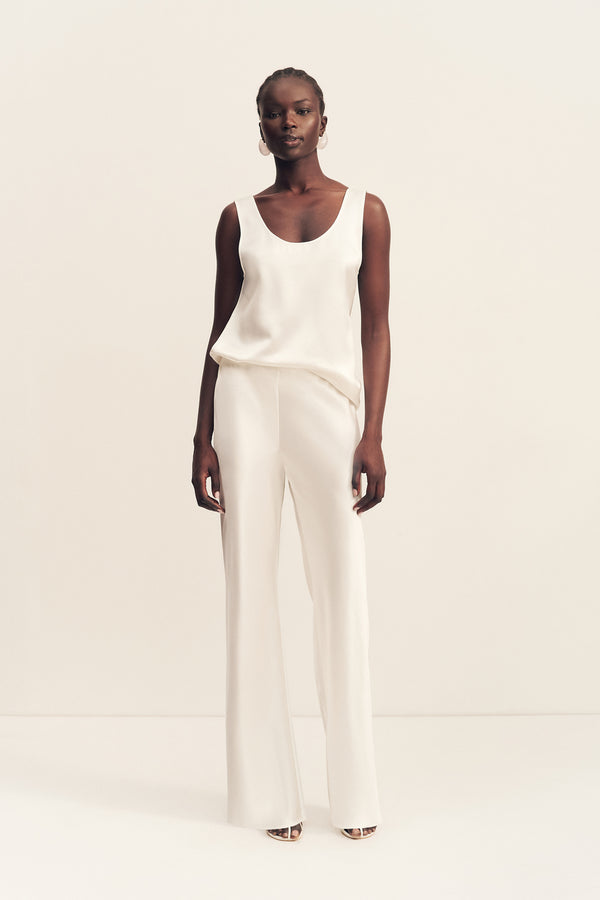 SAVANNA BIAS PANT - IVORY_F