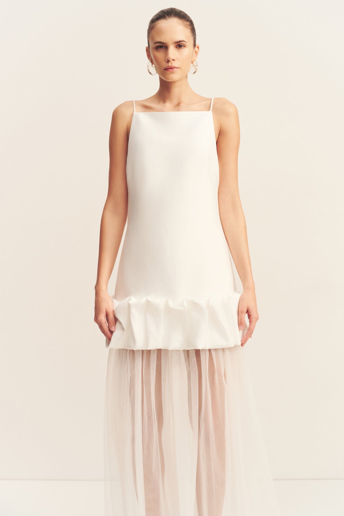 sheer bubble hem mini dress womens bubble hem mini dress spaghetti strap sheer chiffon
