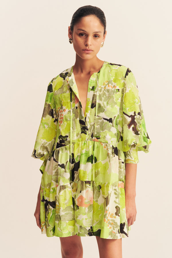 ROSCOE TIERED MINI DRESS_D