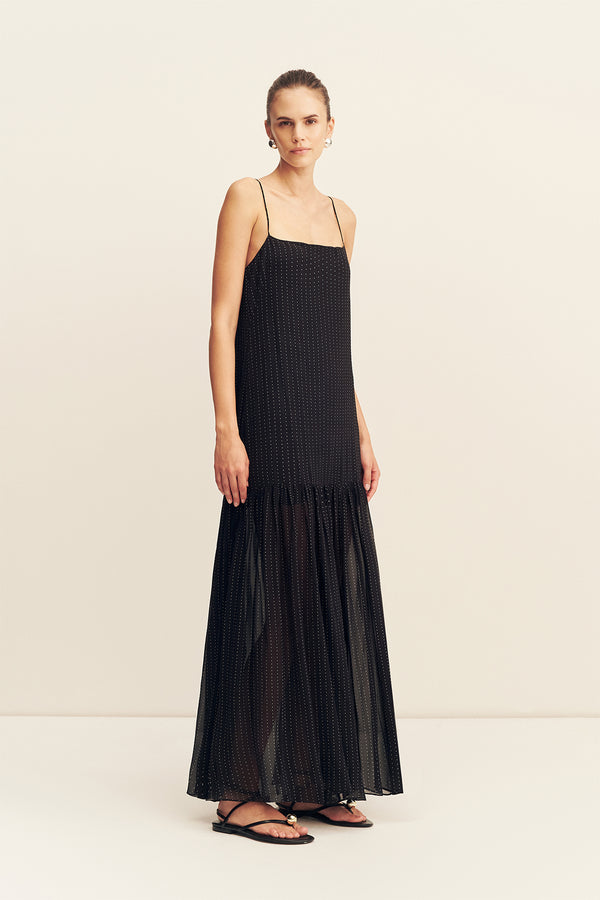 IRVING POLKA DOT MAXI DRESS