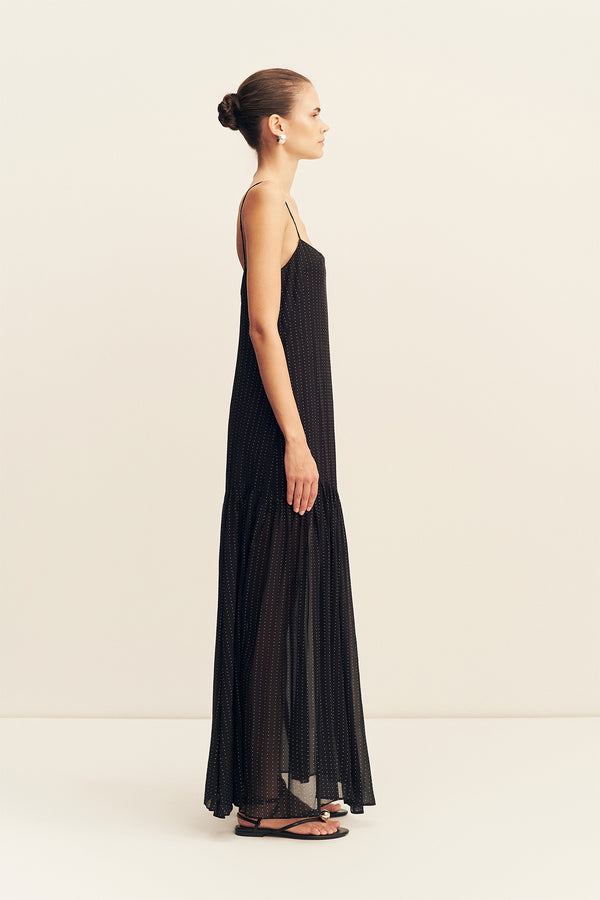 IRVING POLKA DOT MAXI DRESS