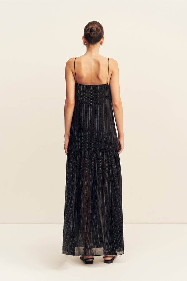 IRVING POLKA DOT MAXI DRESS