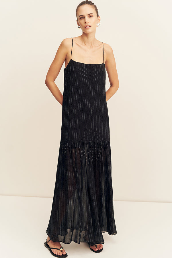 IRVING POLKA DOT MAXI DRESS