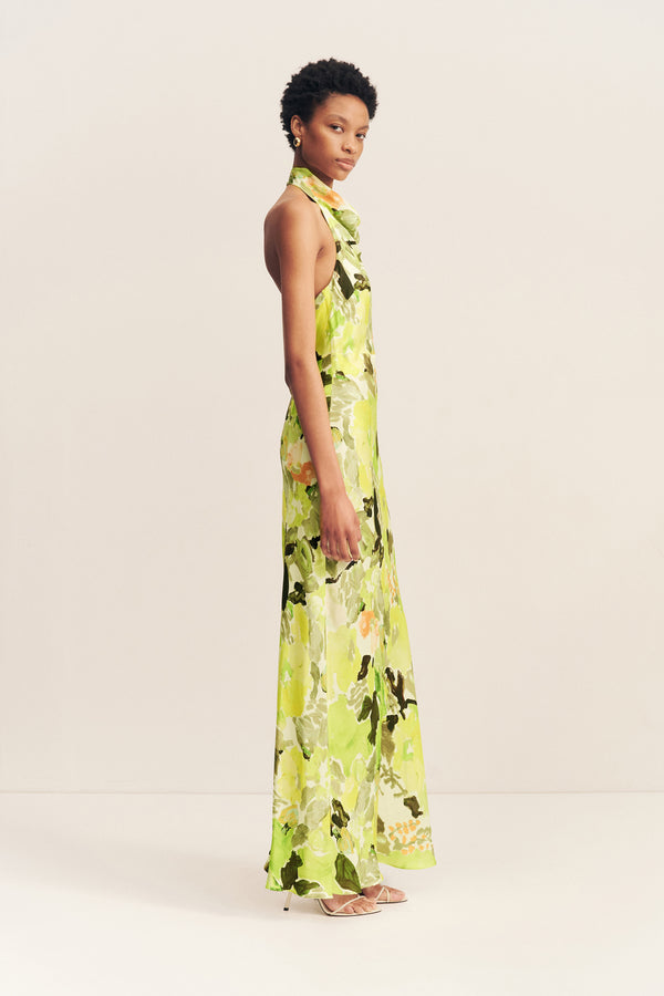 MIDELTON HIGH COWL OPEN BACK MAXI DRESS_S