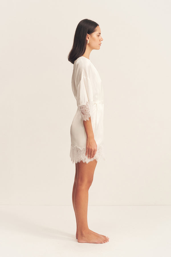 LUSTRE LACE ROBE - IVORY_S