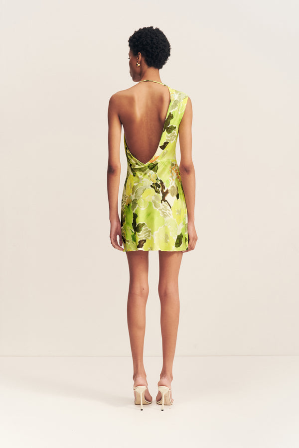 MIDELTON ONE SHOULDER DRAPED MINI DRESS_B