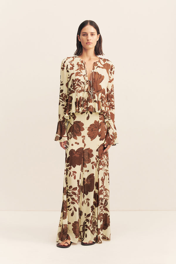 NOA LONG SLEEVE RUFFLE TOP_F