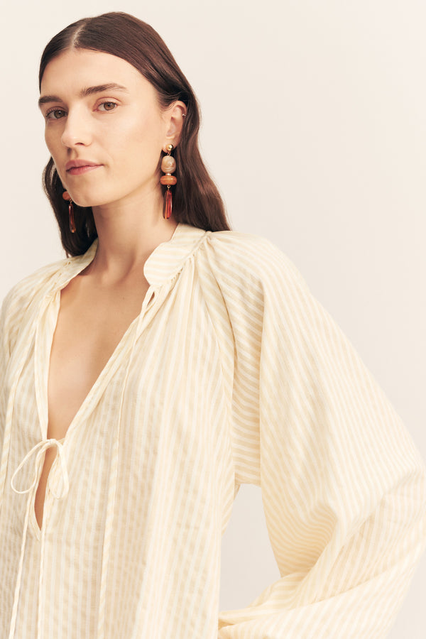 ELIO BLOUSON MINI DRESS