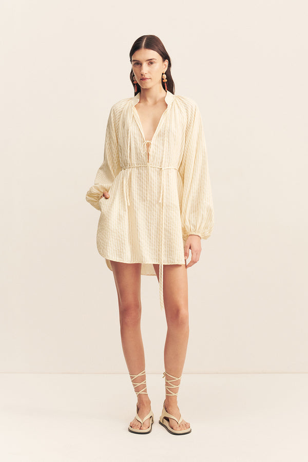 ELIO BLOUSON MINI DRESS