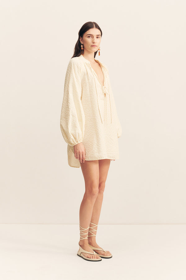 ELIO BLOUSON MINI DRESS