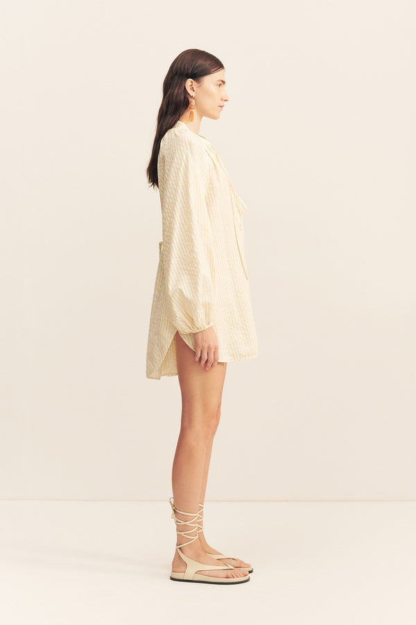 ELIO BLOUSON MINI DRESS