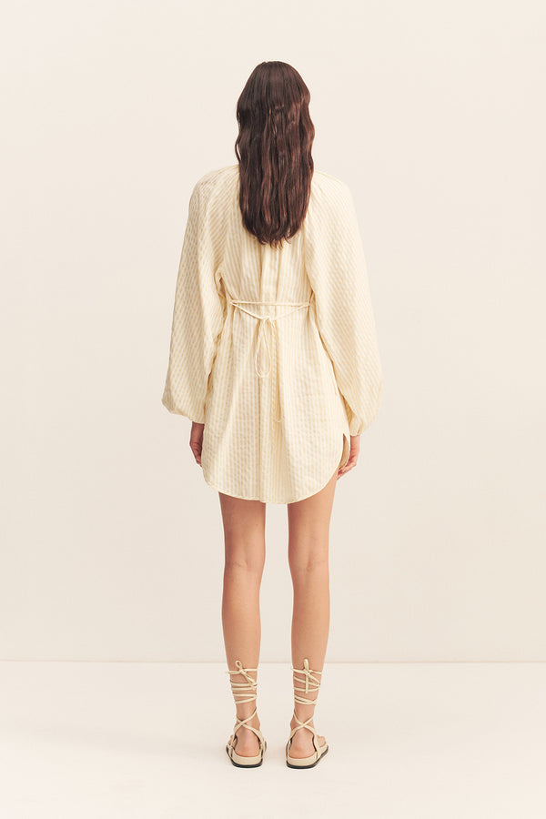 ELIO BLOUSON MINI DRESS