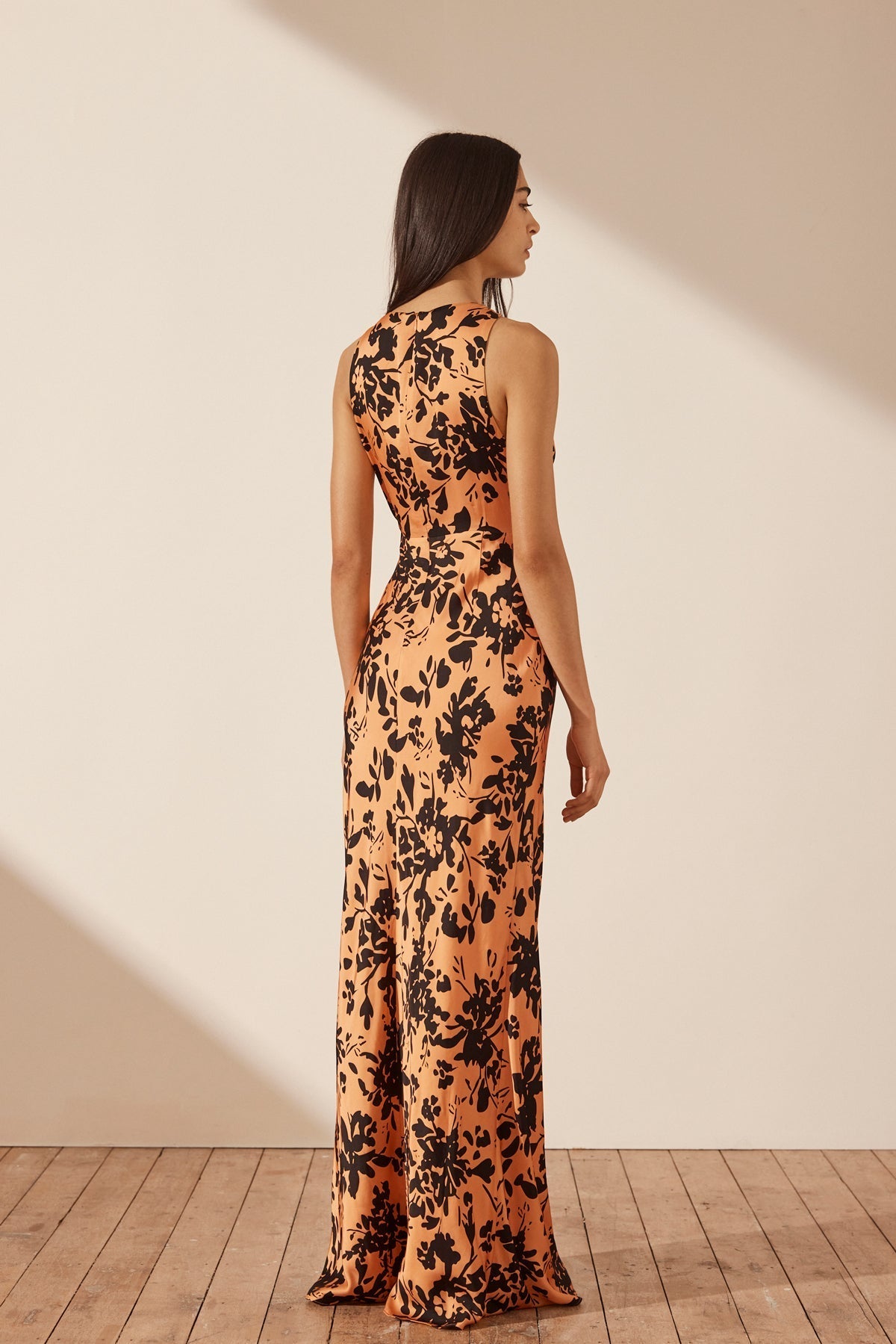 Sophie velvet shop floral maxi dress