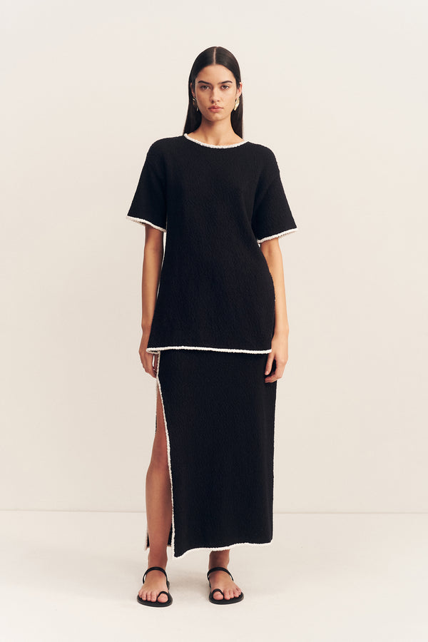 LENA TEE - BLACK_F