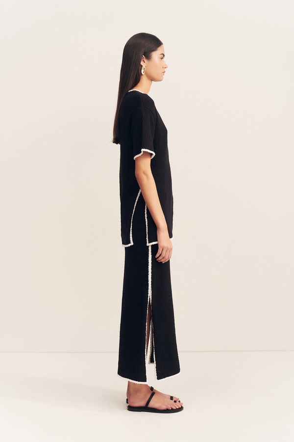LENA TEE - BLACK_S