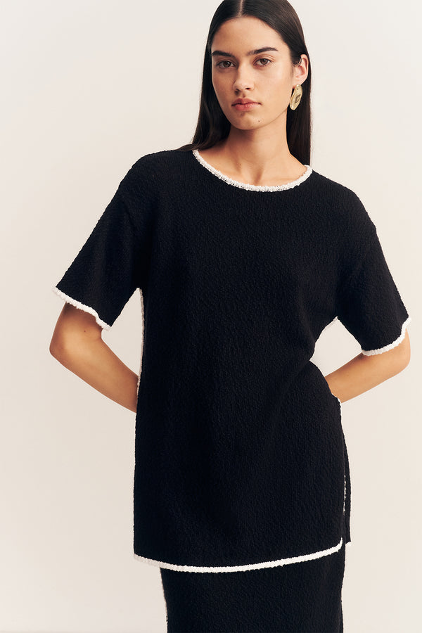 LENA TEE - BLACK_D