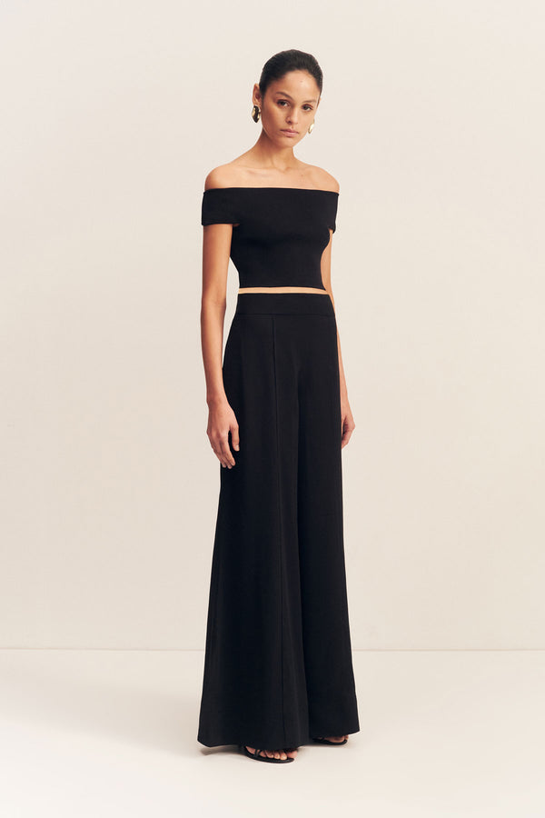 ILIAD PALAZZO PANT - BLACK_A