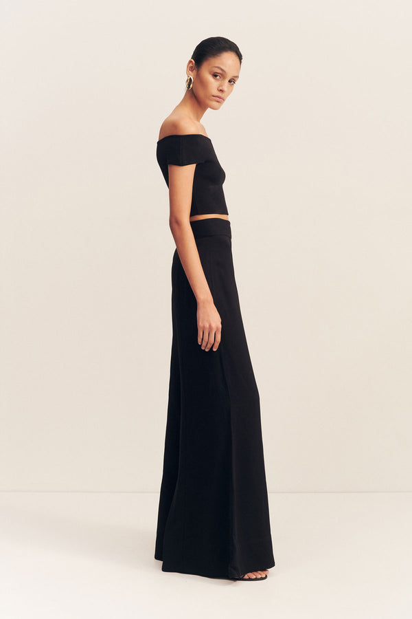 ILIAD PALAZZO PANT - BLACK_S