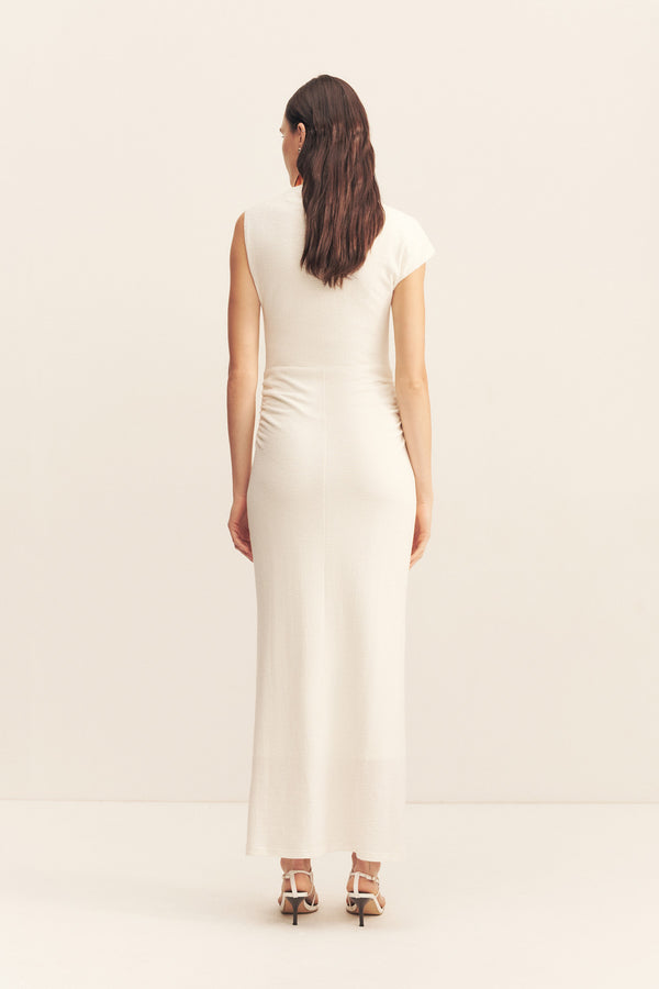 BEAU SLEEVELESS MAXI DRESS - IVORY